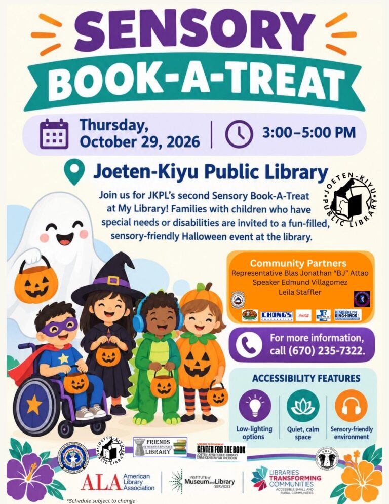 JKPL to Host Sensory-Friendly Halloween Celebration for Children and Families